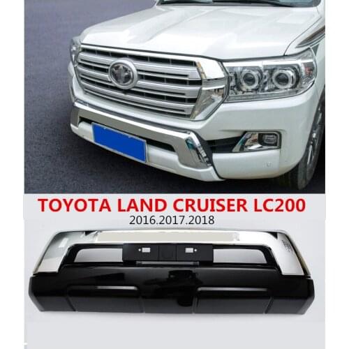 For TOYOTA LAND CRUISER LC200 2016 2017 2018 Front BUMPER GUARD Car BUMPER Plate High Quality Auto Accessories