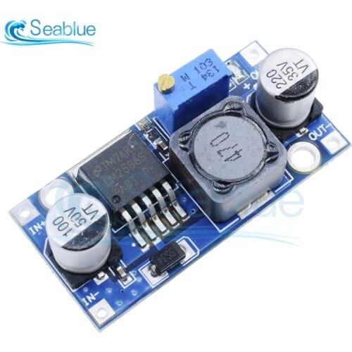 LM2596s DC-DC Buck Step-Down Power Supply Module 3A Adjustable Step-down Module LM2596 Voltage Regulator 24V 12V 5V 3V 1.25V-30V