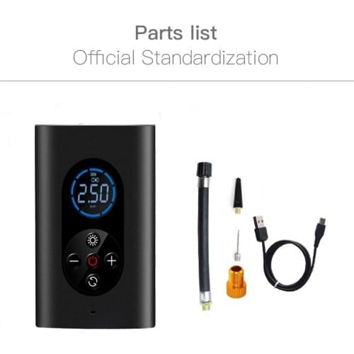 Portable Car Air Compressor Electric Wireless Tire Inflator Air Pump Rechargeable LED Light Digital Auto for Car Motorcycle Ball