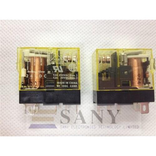 [ SANY ]100% genuine[SA]Japan and the spring IDEC relays indicator type 12A RJ1S-CL DC12V DC24V AC24V AC220V 1a1b -10PCS/LOT