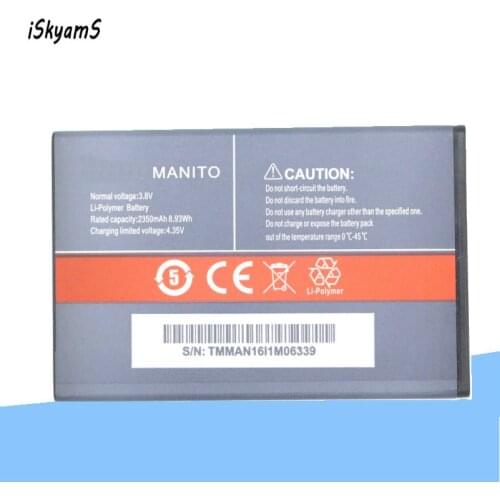ISkyamS 1x 2350mAh /3.8V Replacement Battery For CUBOT MANITO Battery Batterie Bateria Batterij Accumulator