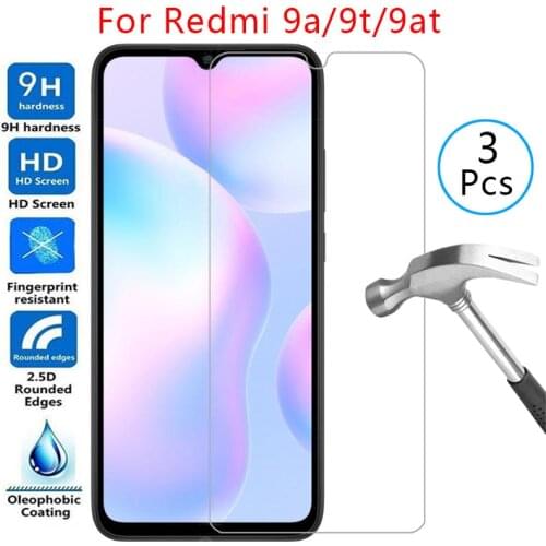 Tempered glass screen protector for xiaomi redmi 9at 9a 9t case cover on redmi9at 9 at a t at9 a9 t9 protective phone coque bag