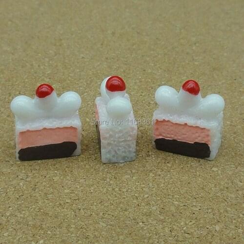 1pcs/lot resin white color Icecream Cake 16mm Cabochons Scrapbooking Hair Bow Center Card Frame Making Craft DIY B007-7