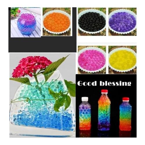 200 Pcs/bag Sea baby crystal mud sponge crystal beads color clay bubble beads water absorption beads soilless cultivation