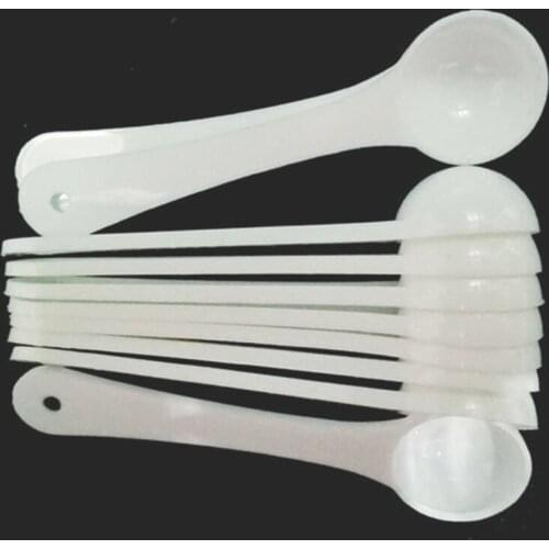 8000pcs 1g Measuring Spoons Plastic Nutrition Powder Plastic Measuring Scoops Individual Packing Measuring Spoons