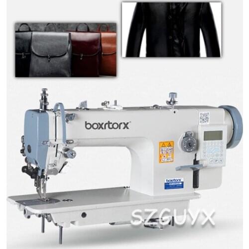 Three automatic thick material sewing machine car seat leather big shuttle computer synchronous sewing machine