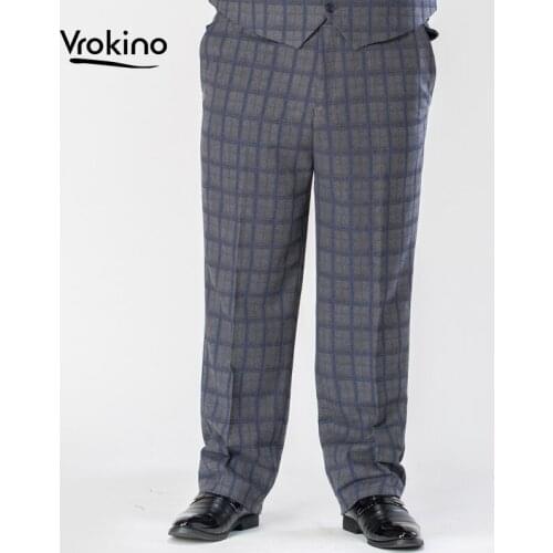 Business Casual Mens Suit Pants 2019 Autumn and Winter Plus Large Size 7XL 8XL 9XL Fashion High Quality Straight Loose Trousers