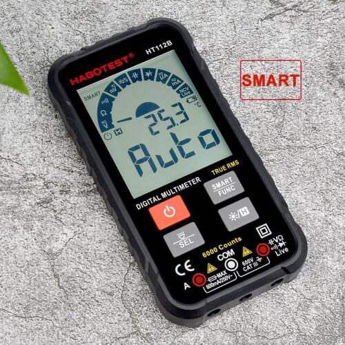Digital Multimeter Tester Professional Smart True RMS Multimeter Automotive Tester Auto Range Voltage Current Meter HABOTEST