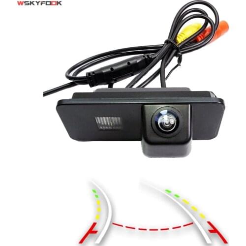 Dynamic Trajectory Tracks CCD Car Car Rear View Reverse Camera For Volkswagen VW Passat B7 B6 Golf 4 5 Polo Phaeton Seat