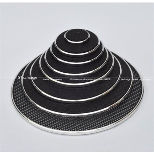 2pcs/ 2/3/4/5/6.5/8/10 inch Loudspeakers with Screws Mesh Cover Protective