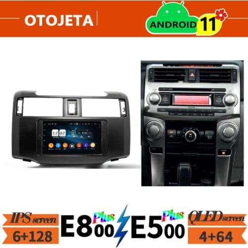 For TOYOTA 4 Runner 2009 Android 11 Car Radio Multimedia Video Player Navigation GPS 6GB Ram 128GB Rom Autoradio Stereo HU