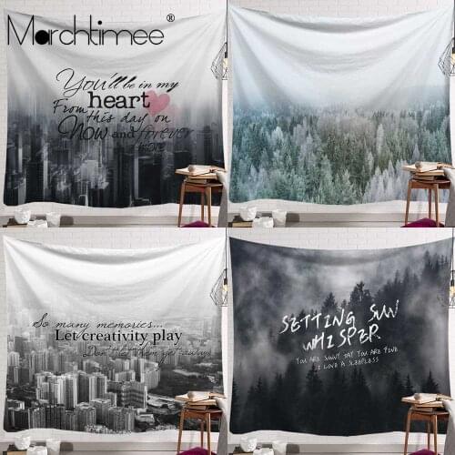 Mountain Wave Wall Mandala Tapestry Wall Hanging Hippie Boho Decor Psychedelic City Tapestry Throw Wall Cloth Tapestries Carpet