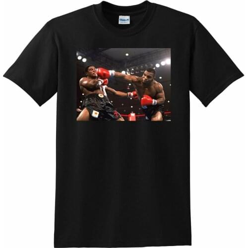 MIKE T SHIRT Boxing Photo Poster T-shirt Men Tees Harajuku Streetwear