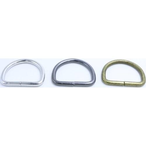 Metal silver/bronze/gun black 32mm D buckles Garment Accessories d bags buckle Luggage clasps hardware materials