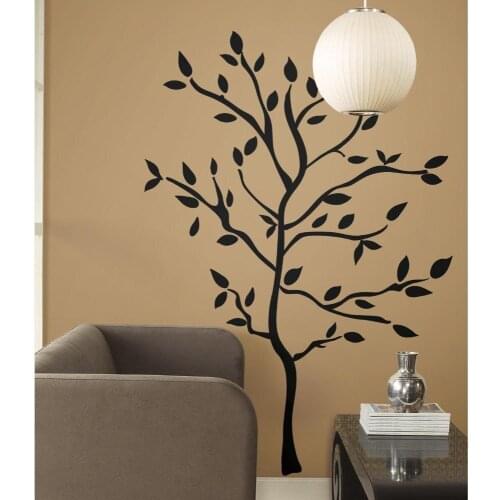 Fashion Removable Vinyl Tree Branches Peel Stick Wall Decals Art Room Wall Sticker for Living Room Home Mural Stickers KW-92