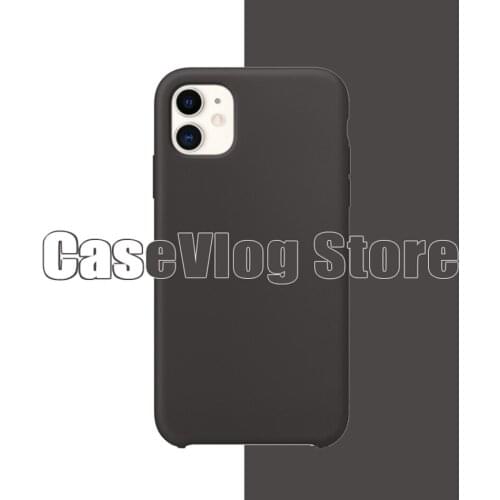 Original Liquid Silicone Case For iPhone 12 Pro 11 X XR XS Max Soft Back Cover For iPhone 7 6 6S 8 Plus Shockproof Phone Case