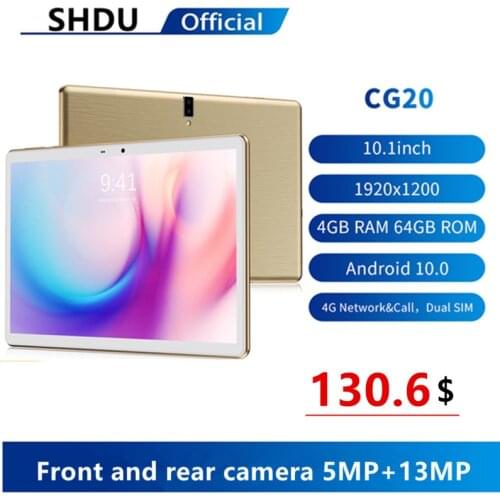 2021 New Tablet Pc 10.1 inch Android 10.0 Google Play 3G 4G Phone Call Tablets WiFi Bluetooth GPS Tempered Glass 10 inch Tablet