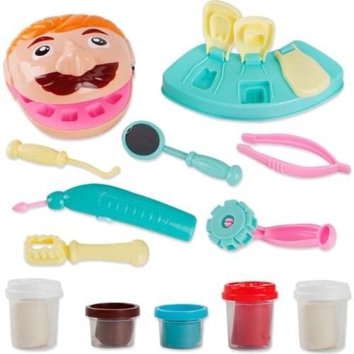 Plastic Dentist Role Play Set Kids Pretend Play Toys Dentist Role Play Toy