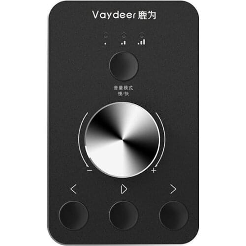 Volume Controller Multimedia Pc Computer Speaker Volume Controller Knob With One-Click Mute Function And 3 Volume Control Modes