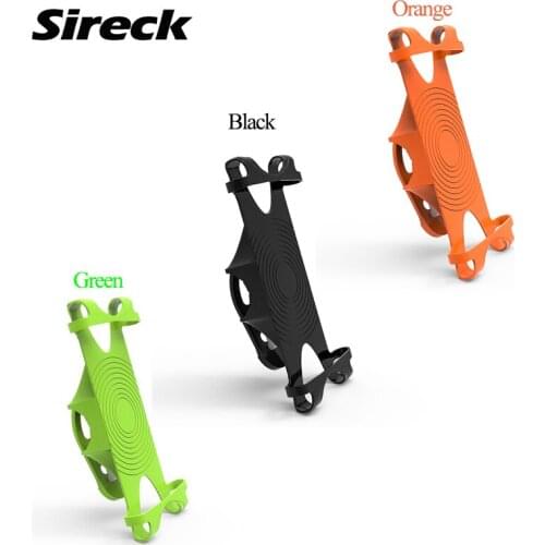 Sireck Silicone Durable Quick Install Release Bike Holder GPS Bicycle Mount MTB Cycling Handlebar Phone Stand Support Accessorie