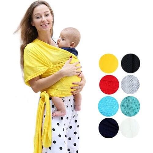 Baby Carrier Sling For Newborns Soft Infant Wrap Breathable Baby Wrap Hipseat Breastfeed Birth Comfortable Sling Nursing Cover
