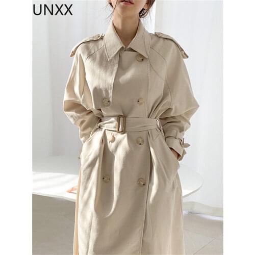 UNXX Women's Long Trench Coats