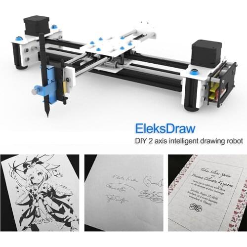 Drawing Writing Robot Machine Draw Bot For Desktop DIY XYPlotter High CNC Precision Robot Eleksdraw Smart Apparatus Intelligent