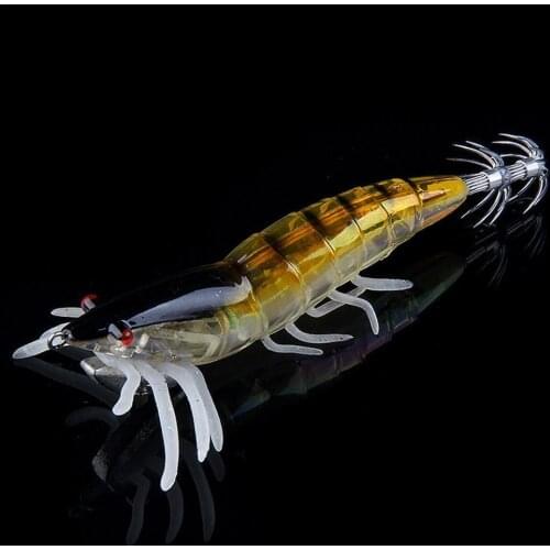 YAMASHITA Japan Wood Shrimp EGINNO PYONPYON Noctilucent Pseudomonas Squid Squid Hook Hook Shrimp, Bait Fluorescens B8C2