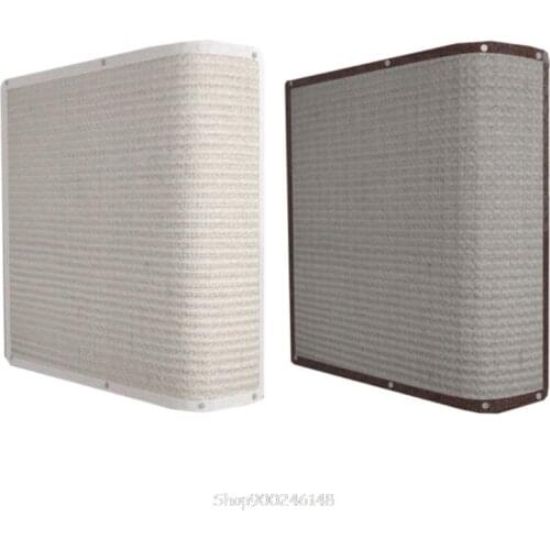 Sofa Side Protection Mat Couch Cat Scratch Pad with Compartments Sisal Scratch Carpet for Cats Practical Durable House N25 20