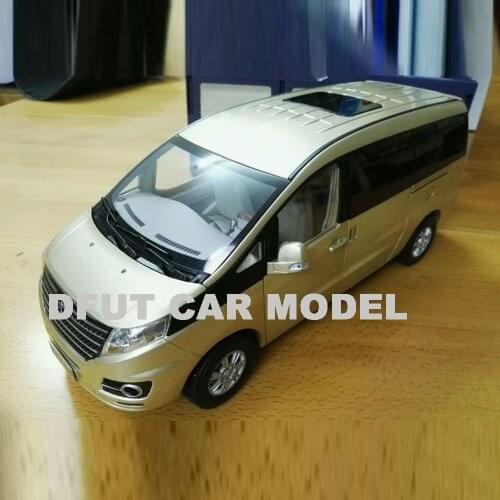1:18 Alloy Pull Back Toy JAC HE CHANG 2 M5 MPV Car Model Of Childrens Toy Cars Original Authorized Authentic Kids Toys