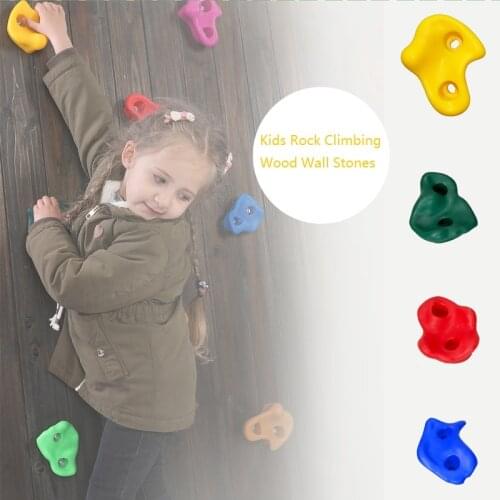 Climbing Rock Toys For Children Wall Stones Hand Feet Holds Grip Kits Kids Outdoor Indoor Playground Plastic Hardware Toy