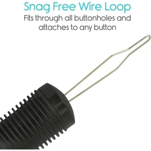 2 in 1 Dressing Buttonhook Zipper Pull Helper Button Hook Dressing Aid Assist Tools for Old Disablity Parkinsons Aids