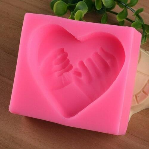 3D Love Heart Shaped Silicone Soap Mold DIY Candle Chocolate Soap Making Mold Fondant Sugar Art Tools