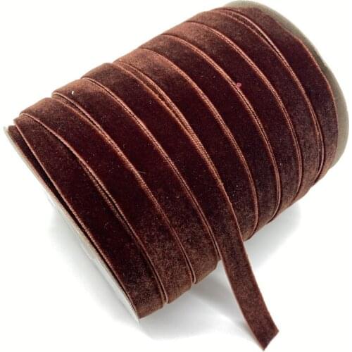 5Yards 6/10/15/20/25mm Velvet Ribbon Wedding Party Decoration Handmade Ribbon Gift Hair Bowknot DIY Christmas Ribbon #S21s23