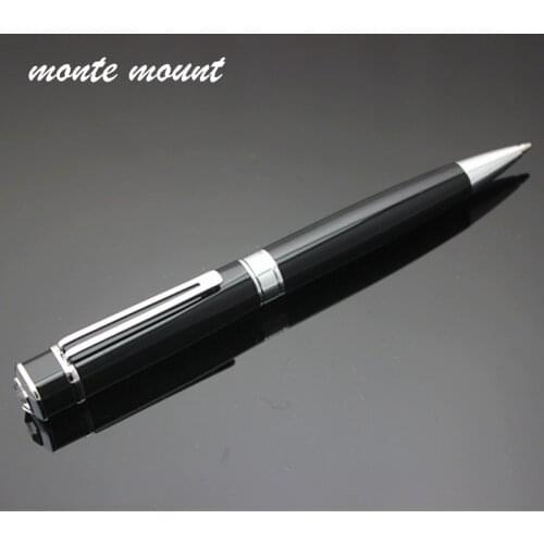 Black silver clip Ballpoint Pen Office Accessories School Supplies Material diamond Pen Ballpoint Roller Ball Pen Luxury