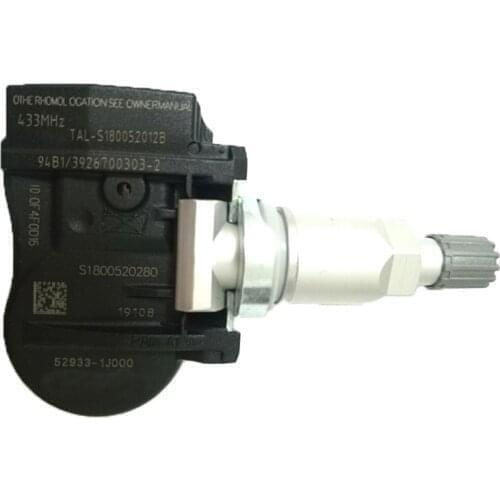 Tire Pressure Monitoring Sensor, 4333 MHz, 52933-1j000529331j000, For Kia Optima For Hyundai I20 Adsorption Ix20