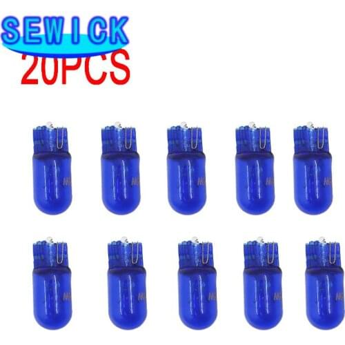 20pcs Car T10 Halogen w5w 168 Wedges 12V 5W Xexon Signal Lamp Super White Instrument Light Reading Light Clearance Lamp