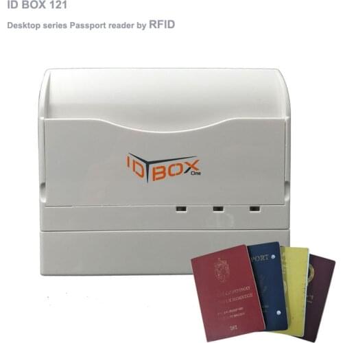 ID BOX 121 - Desktop series Passport reader by OCR MRZ & RFID for Contactless ID card & chip passport