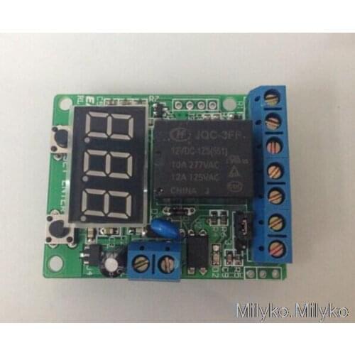 Good quality 12V Multifunction time relay board timer countdown trigger / voltmeter detection control