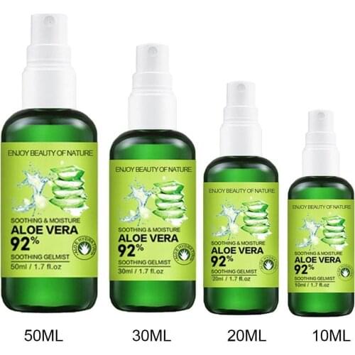 Multi-function Aloe Vera Gel Spray Moisturizing Acne Print Cream Aloe Vera After Sun Toner Spray Beauty Care 10ml 20ml 30ml 50ml