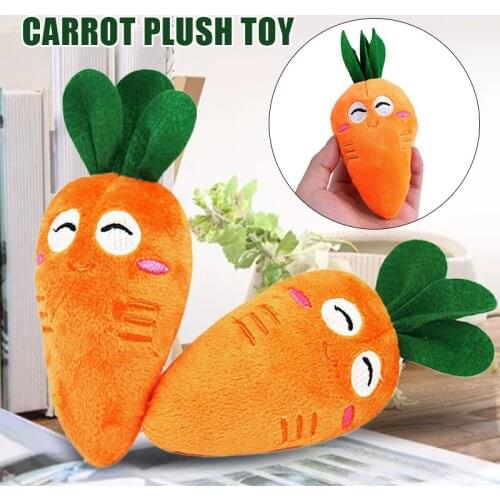 Soft Cartoon Carrot Stuffed Plush Pet Toy Cushion Doll Vegetable Christmas Birthday Gift Funny Vegetables Carrot Plush Toys