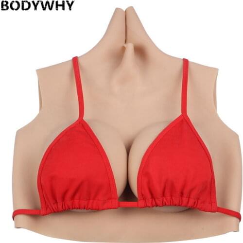 New Silicone Breast Forms Realistic Fake Boobs Tits Enhancer Crossdresser Drag Queen Shemale Transgender Crossdressing C D E Cup