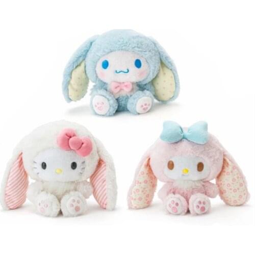 New Bunny Cat Dog Cartoon Plush Girls Kids Stuffed Toys For Children Gifts 20CM