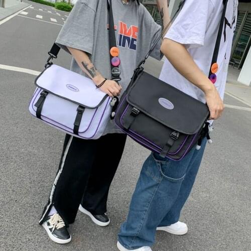 Original Uoct.all Original Niche Ins Shoulder Bag High School College Student Class Bag Korean Japanese Cool Flip Diagonal Bag