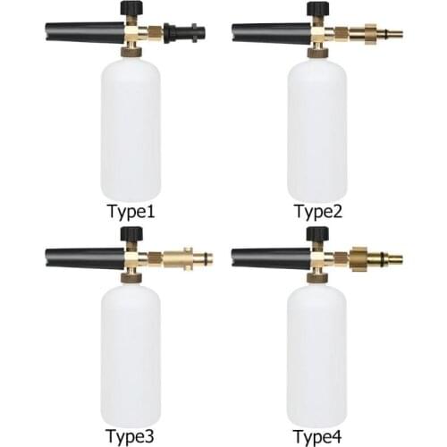 1L 220 bar High Pressure Car Washer Foam Gun Snow Foam Lance Cannon Foam Generator Professional Car Washing Foam Lance Dropship