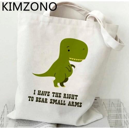 Dinosaur shopping bag shopper jute bag reusable bolso shopping grocery bag cloth fabric jute net sacolas
