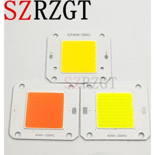 LED 50W Full 400-840NM/ Warm white /Cool white LED COB chip, Integrated Smart IC Driver High Power COB LED Chip Grow light