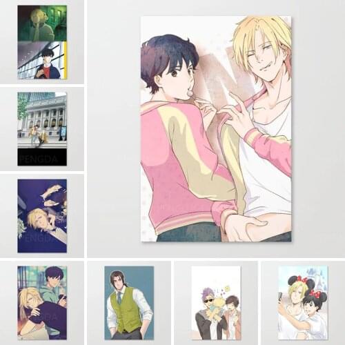 Home Decoration Hd Prints Banana Fish Painting Pictures Wall Art Modular Canvas Anime Boys Poster Bedside Background No Frame