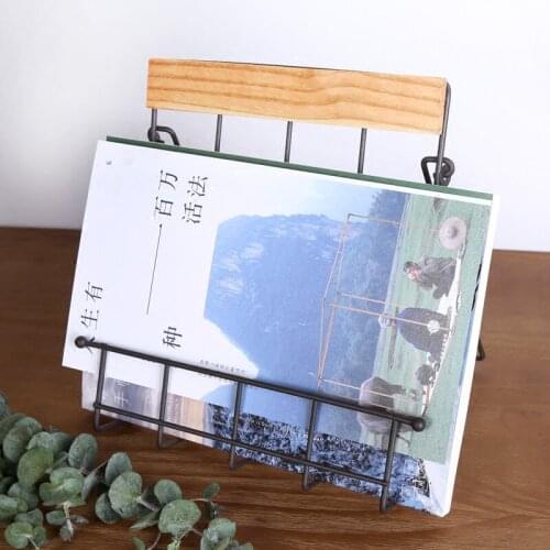 Vertical Reading Rack Magazine Display Stand Magazine Rack Info Music Bookshelf PAD Stand 25X20X6CM