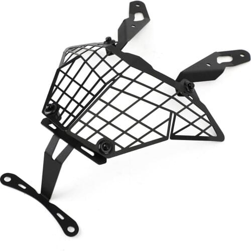 Artudatech Headlight Guard Grill Headlamp Protector Fit for KAWASAKI X300 2015 2016 2017 Black Motorcycle Accessories Parts